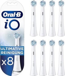 Oral-B 欧乐-B 新人专享券：Oral-B 欧乐B 用于电动牙刷的 iO Ultimate 清洁刷头，8 件，牙齿清洁，用于 Oral-B 牙刷