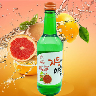 Jinro 真露 烧酒360ML*5瓶韩国进口低度果味酒利口酒微醺13度