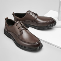 YEARCON 意尔康 23年秋季新款英伦舒适商务正装办公德比鞋休闲皮鞋男鞋