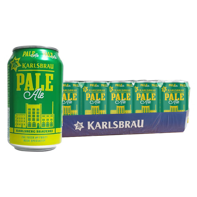 KARLSBRAU 卡斯布鲁 淡色艾尔啤酒 330ml*24听 整箱装 德国进口