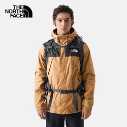 THE NORTH FACE 北面 三合一冲锋衣男户外抓绒内胆外套7W7T KOM/卡其色 XL