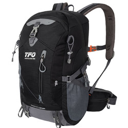 TFO 户外背包 悬空背负登山包徒步旅行双肩包9202310 黑色 45L