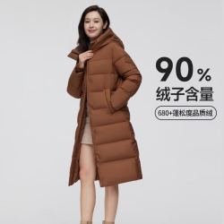 bosideng波司登女士长款羽绒服b20145146e