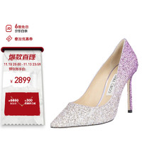 JIMMY CHOO 女士高跟鞋ROMY 100 VXB CHAMPAGNE PINK VIOLET 粉红紫罗兰 36.5