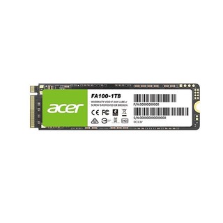 acer 宏碁 FA100 1TB 固态硬盘PCle3.0 M.2
