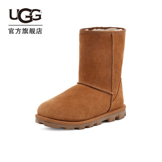 UGG 2023秋季女士雪地靴基础款休闲圆头平底经典舒适短筒靴1115032