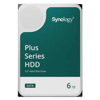 Synology 群晖 HAT3300-6T 3.5寸sata机械硬盘6TB (5400转)