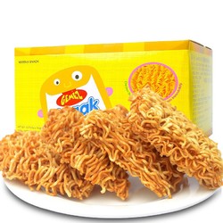 GEMEZ Enaak 进口印尼GEMEZ网红追剧童年膨化零食大礼包烧烤味小鸡干脆面30包