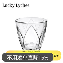 lucky lychee 玻璃杯水杯果汁杯威士忌杯咖啡杯茶杯创意个明杯子
