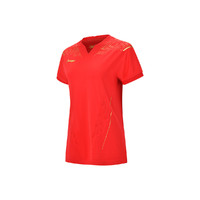 LI-NING 李宁 羽毛球服女士国际大赛服吸湿透气短袖T恤