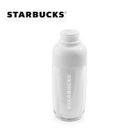 STARBUCKS 星巴克 414ml象牙白塑料冷水瓶 男女简约带盖便携杯子 大容量水杯