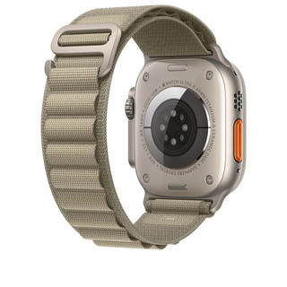 Apple  49 毫米橄榄色高山回环式表带 - 小号  原厂表带  表带  手表表带
