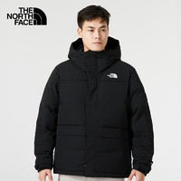 北面（The North Face）北面抗寒羽绒服男秋冬户外防风保暖面包服700蓬鹅绒夹克外套 JK3/黑色/拉链口袋 M