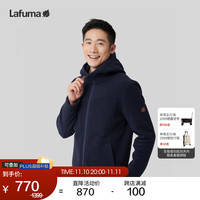 LAFUMA乐飞叶抓绒衣男 冬户外休闲保暖连帽摇粒绒外套 LMJA3CR65Y 藏青色NV 180/100A（50）