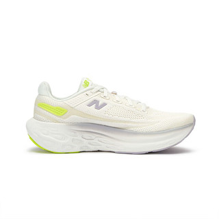 NEW BALANCE NB男鞋女鞋1080 v13系列冬季款舒适透气运动缓震专业跑步鞋 浅奶白 女款 W1080F13 标准鞋楦B 36.5(女码 脚长23cm)