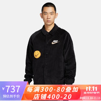 NIKE 耐克 男子潮流休闲夹克外套FZ5737-010 FZ5737-010 175/L