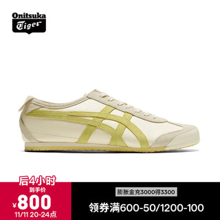 Onitsuka Tiger鬼塚虎运动休闲鞋轻便复古男女鞋休闲鞋子MEXICO 66™ VIN 米色/黄色 40