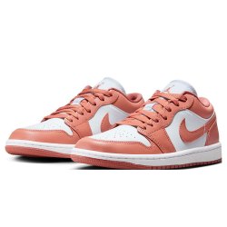 nike耐克篮球鞋女aj1乔1jordan1运动鞋秋冬dc0774080白金橙375