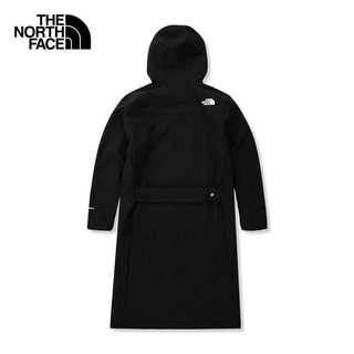 The North Face北面冲锋衣女户长款外连帽外套夹克|83SW JK3/黑色 L/165