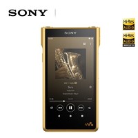 SONY 索尼 NW-WM1ZM2 旗舰高解析度音乐播放器 镀金机身 金砖2代 256GB 金色 标配