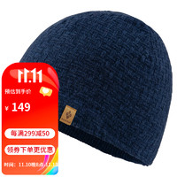 mont·bell针织帽男女通用休闲通勤保暖羊毛混纺帽子 1118635 IND靛蓝色 M-L