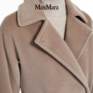 MaxMara 冬 女装  羊毛系带大衣6016083306 米黄色 38