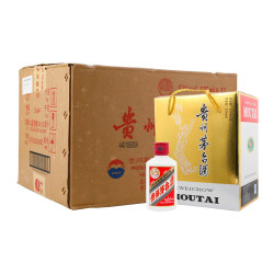 moutai茅台飞天酱香型白酒53度125ml124盒整箱装