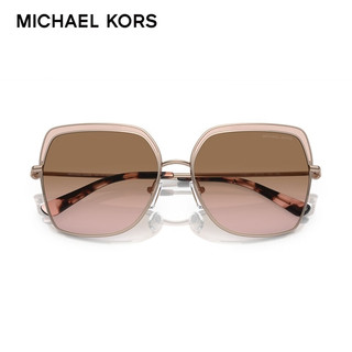 MICHAEL KORS/MK【冬】女墨镜时尚渐变色方形太阳镜眼镜0MK1141 玫瑰金 57