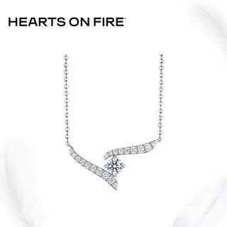 周大福 HEARTS ON FIRE VELA系列18K金钻石项链UU5303 40cm