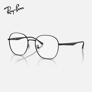 Ray-Ban 雷朋 RayBan）光学镜架方形镜框0RX6515D 黑色2509 尺寸54