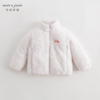 马克珍妮 MARC&JANIE 舒棉绒宽松立领外套75