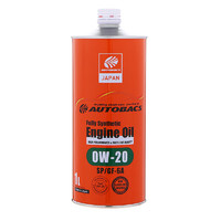 autobacs 澳德巴克斯 全合成机油 汽机油 0W-20 API SP级 1L 汽车保养 日本原装
