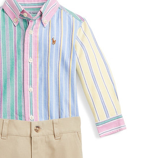 Polo Ralph Lauren 拉夫劳伦婴童 衬衫与Flex Abrasion长裤套装RL40717 999-多色 24M