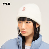 MLB 官方 男女情侣纯色毛线帽休闲果冻色针织冷帽23秋冬新款BNM01