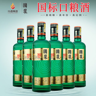 蜀传 国浆酒 2012 川酒集团 浓香型白酒 绿瓶 42度 500ml 整箱装