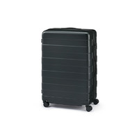 MUJI 可自由调节拉杆高度 硬壳拉杆箱(105L)  行李箱 旅行箱 黑色2S 105L
