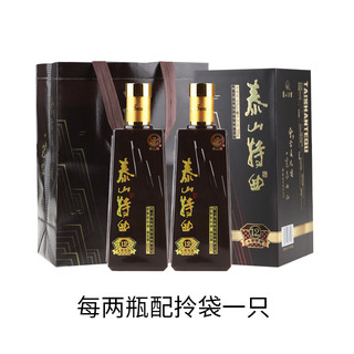 泰山牌泰山特曲小窖佳酿12 浓香型白酒 40度整箱500mL*6瓶 山东白酒