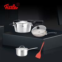 Fissler 菲仕乐 德国菲仕乐Fissler 瓷瑞经典不粘煎锅黑武士高速快锅高压锅