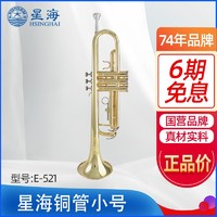 Xinghai 星海 小号乐器B调音色透亮成人儿童入门专业考级演奏通用铜管乐器