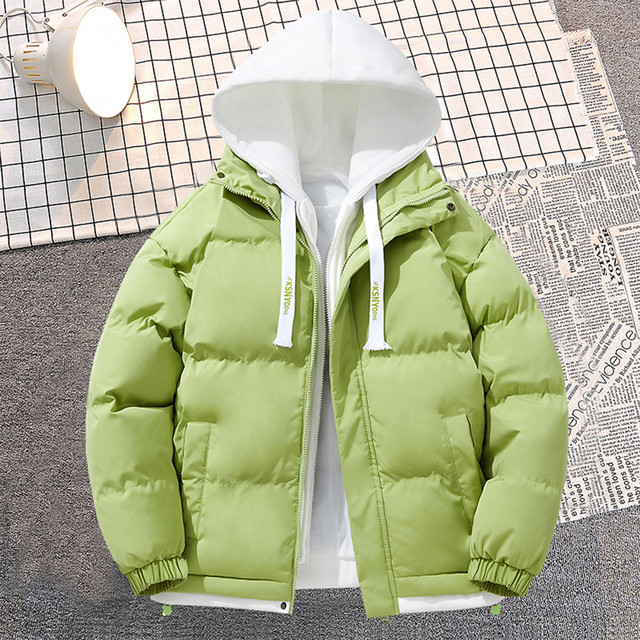 Tichilanz 泰芝郎 2023冬季新款连帽棉服宽松潮流百搭保暖男式棉衣流行休闲舒适