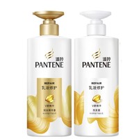 PANTENE 潘婷 乳液丝质滋养洗护1.08kg强韧防断修护发