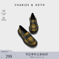 CHARLES & KEITH CHARLES＆KEITH22冬季新款CK1-70900422复古百搭乐福鞋女鞋