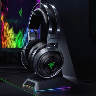 88VIP：RAZER 雷蛇 影鲛终极版 耳罩式头戴式有线耳机 黑色