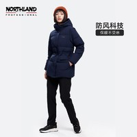 NORTHLAND 诺诗兰 加绒加厚 秋冬新款女式弹力软壳裤 修身防风保暖NXPBH2738E