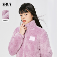 抖音超值购：Semir 森马 女士加绒立领刺绣外套