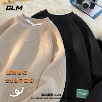 抖音超值购：Semir 森马 森馬集团GLM美式高街男士潮牌卫衣2023新款秋冬季休闲宽松长袖T恤