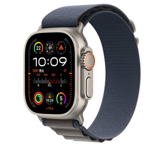 Apple  49 毫米蓝色高山回环式表带 - 大号  原厂表带  表带  手表表带