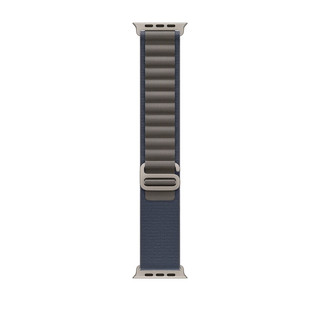Apple  49 毫米蓝色高山回环式表带 - 大号  原厂表带  表带  手表表带