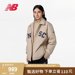 NEW BALANCE NB23男款潮流百搭运动棉服外套 SOT AMJ34310 XS