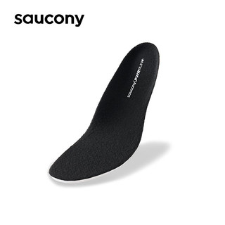 Saucony索康尼运动鞋垫PWRRUN+缓震回弹柔软鞋垫 黑色 37